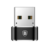 Baseus Mini USB-C to USB-A Adapter - Black