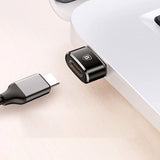 Baseus Mini USB-C to USB-A Adapter - Black