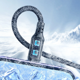 Joyroom 3-in-1 Nylon USB-C / Lightning / Micro USB Cable - 30cm - Black