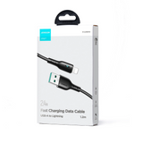 Joyroom USB-A til Lightning Cable 1,2 m. - Black