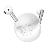 QCY AilyBuds Clear True Wireless In-Ear Headphones - White