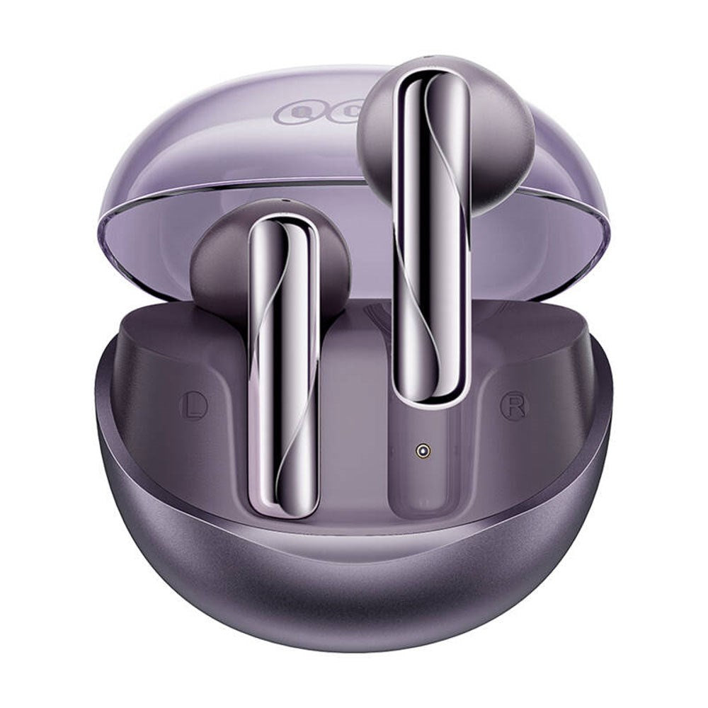 QCY AilyBuds Clear True Wireless In-Ear Headphones - Purple