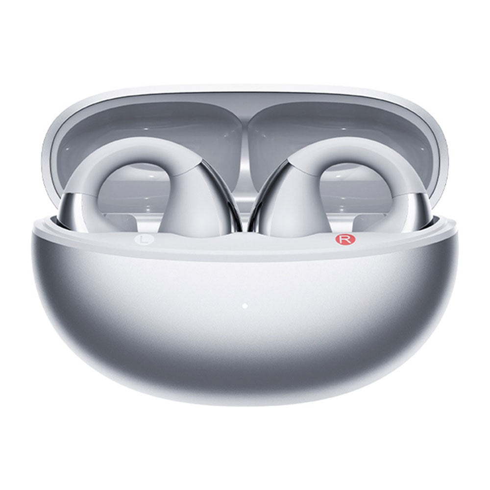 QCY Crossky Clip True Wireless Open-Ear Headphones - Silver