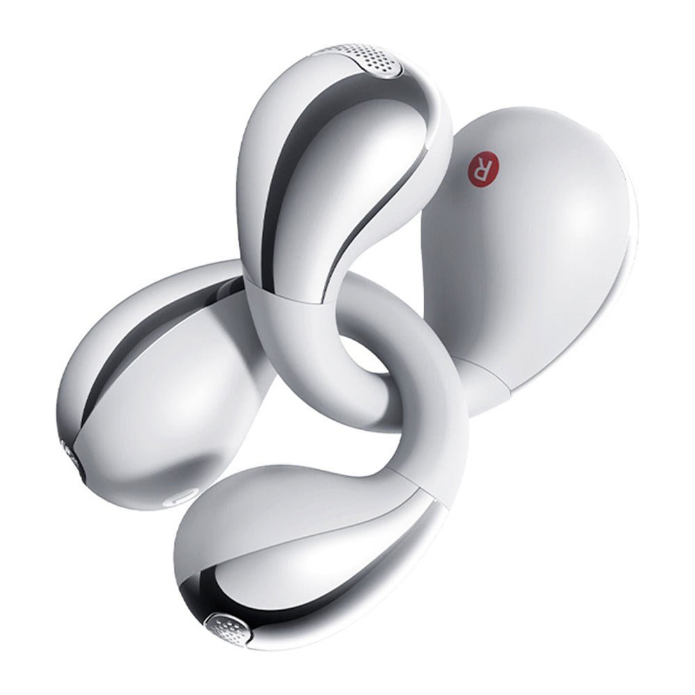 QCY Crossky Clip True Wireless Open-Ear Headphones - Silver