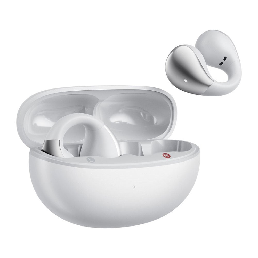 QCY Crossky Clip True Wireless Open-Ear Headphones - White