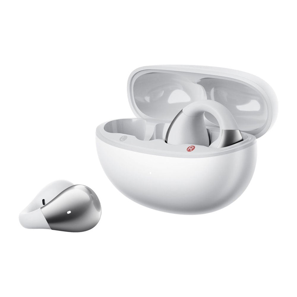QCY Crossky Clip True Wireless Open-Ear Headphones - White