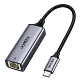 UGREEN Network Adapter USB-C to RJ45 (1000Mbps / 1 Gbps) - Grey