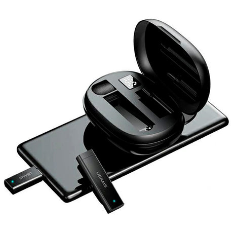 USAMS Wireless Lavalier Microphone Lightning - Black