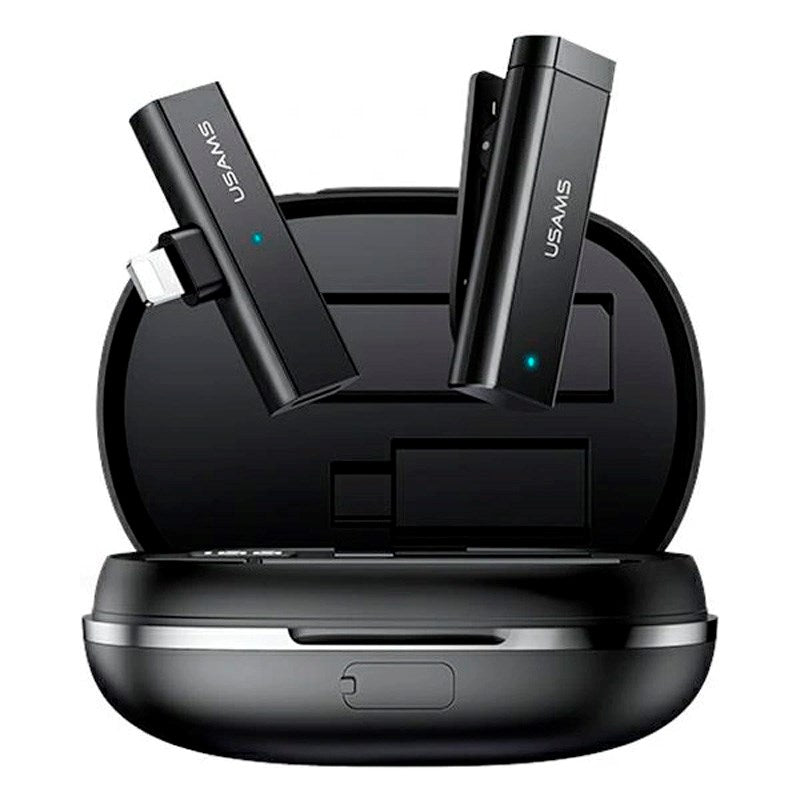 USAMS Wireless Lavalier Microphone Lightning - Black