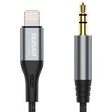 Dudao L11PRO Lightning to 3.5mm Mini Jack Cable - 1m - Grey