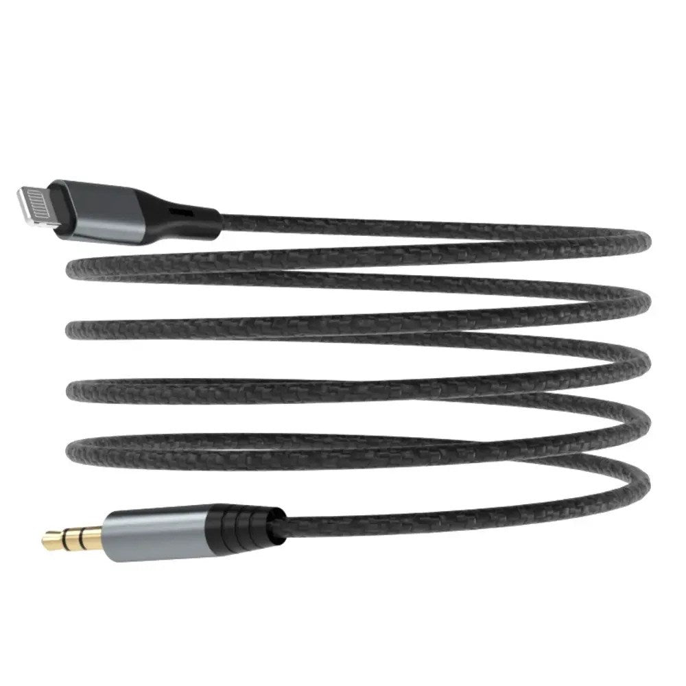 Dudao L11PRO Lightning to 3.5mm Mini Jack Cable - 1m - Grey