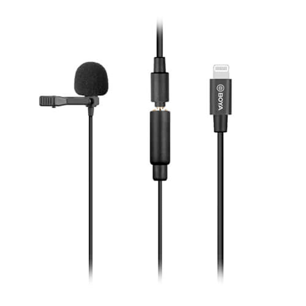 BOYA BY-M2 Digital Lavaliere Clip-On Microphone - Black