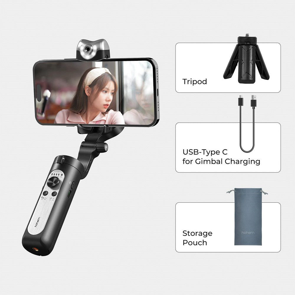 Hohem iSteady V2s Gimbal for Smartphone - Black