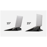 MOFT Faux Leather Laptop Sleeve & Stand - 15-16" - Black