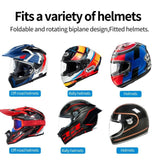 TELESIN Helmet Mount for Action Camera - Black / Orange