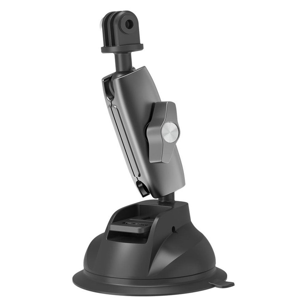 TELESIN Suction Cup Mount for Action Camera & Smartphone - Black
