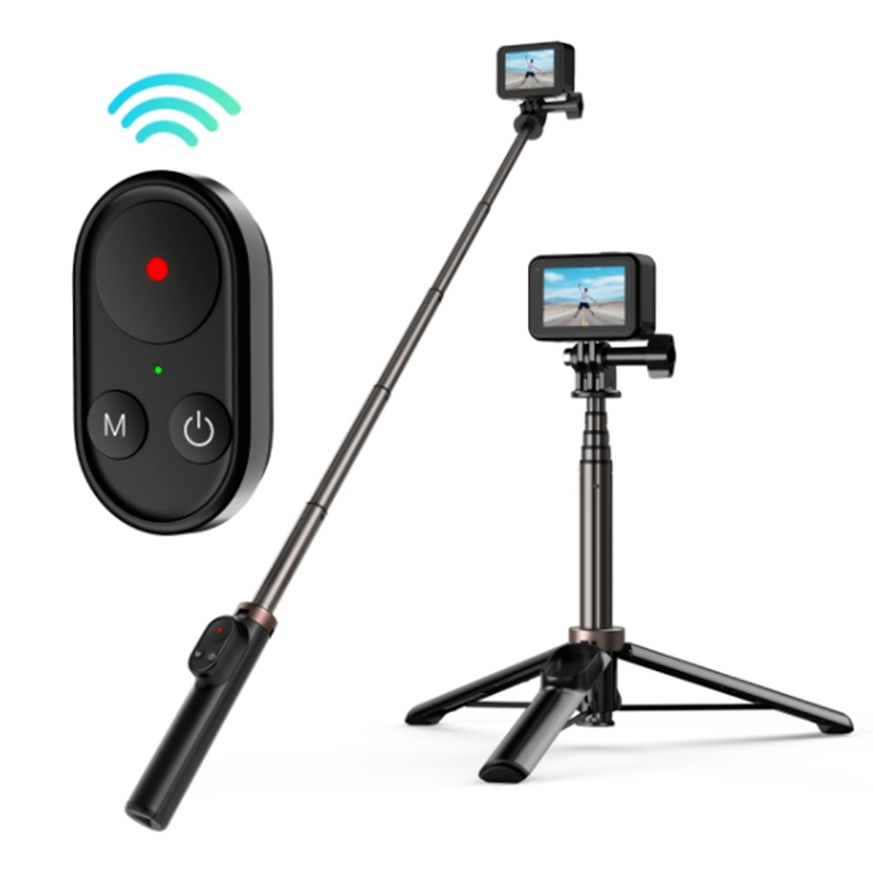 Telesin Selfie Stick with Bluetooth Remote Control for Smartphones and GoPro Cameras