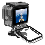 TELESIN Waterproof Case for GoPro Hero 9 / 10 / 11 / 12 / 13 - incl. 3 x Colored Lenses - Transparent / Black