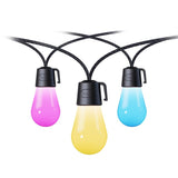 Govee RGBW Bluetooth & Wi-Fi Outdoor String Lights 14m - Black