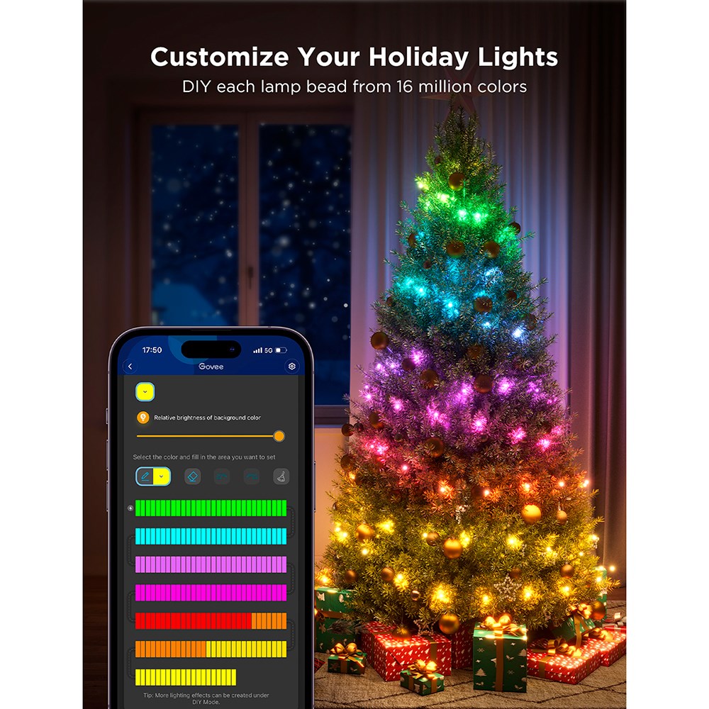 Govee Christmas Lights 10m Smart Home String Lights - Multicolored Lights