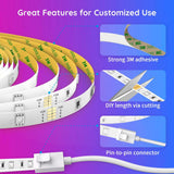 Govee Smart Wi-Fi + Bluetooth RGB LED Strip Lights 2x5m - White