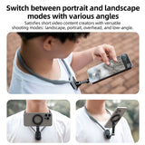 TELESIN Magnetic Neck Strap for Smartphone - MagSafe Compatible - Grey