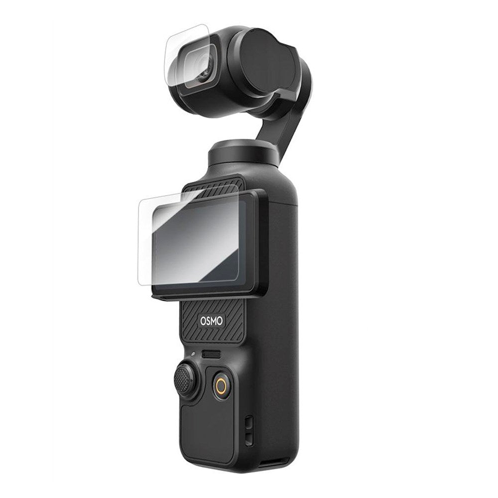 TELESIN Tempered Protective Glass for DJI Osmo Pocket 3 - 2 pcs - Transparent