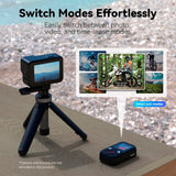 TELESIN Remote Control for GoPro Hero 8 / 9 / 10 / 11 / 12 / 13 / MAX with Wrist Strap - Black