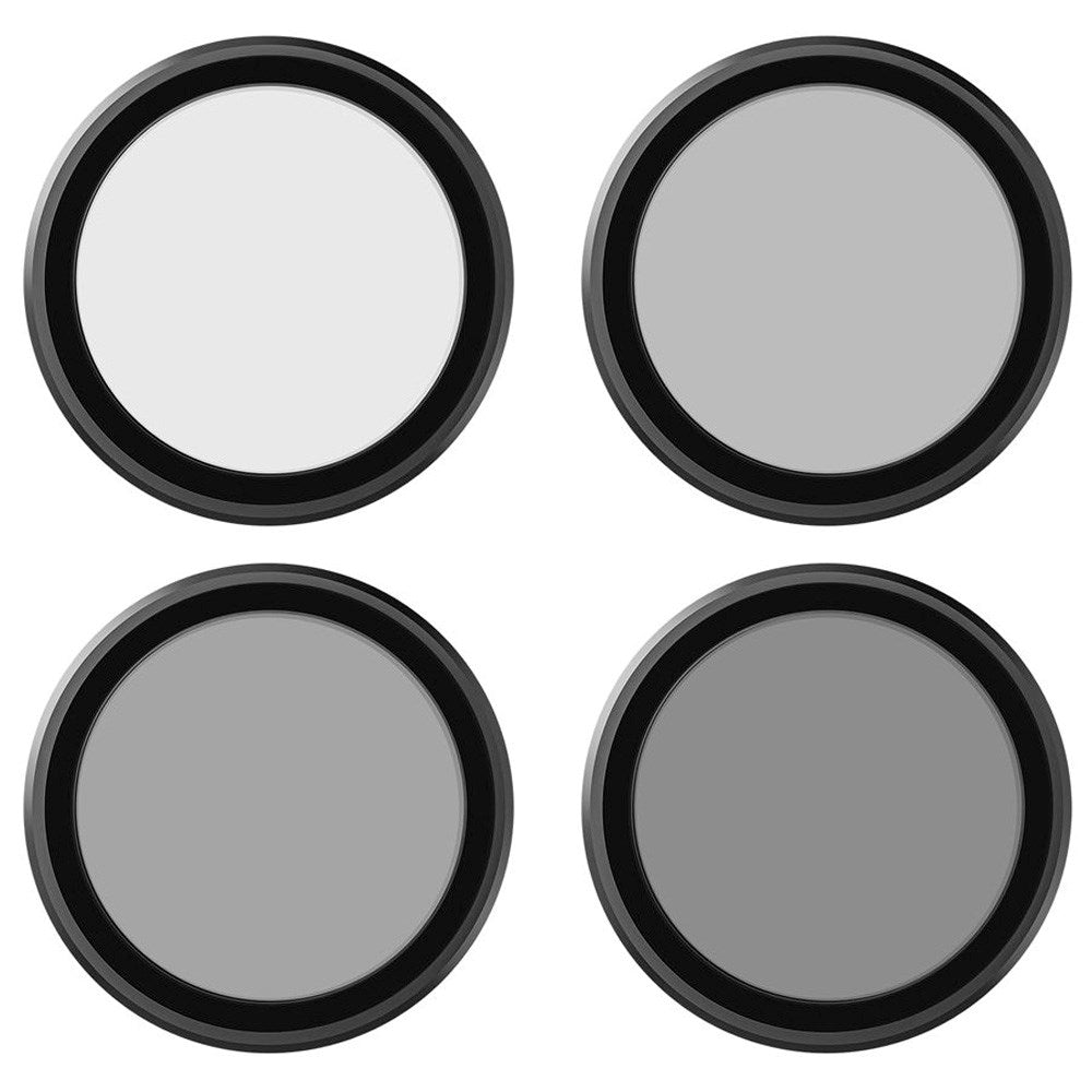 TELESIN CPL+ND8/16/32 Lens Filter Kit for DJI Osmo Action 3 / 4 / 5 Pro - Transparent