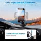 TELESIN Suction Cup Phone Holder for Car - MagSafe Compatible - Black