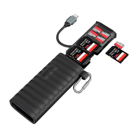 TELESIN Multifunctional Card Reader - USB-C - Black