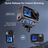 TELESIN Metal Cage for DJI Osmo Action 3 / 4 / 5 Pro - Grey