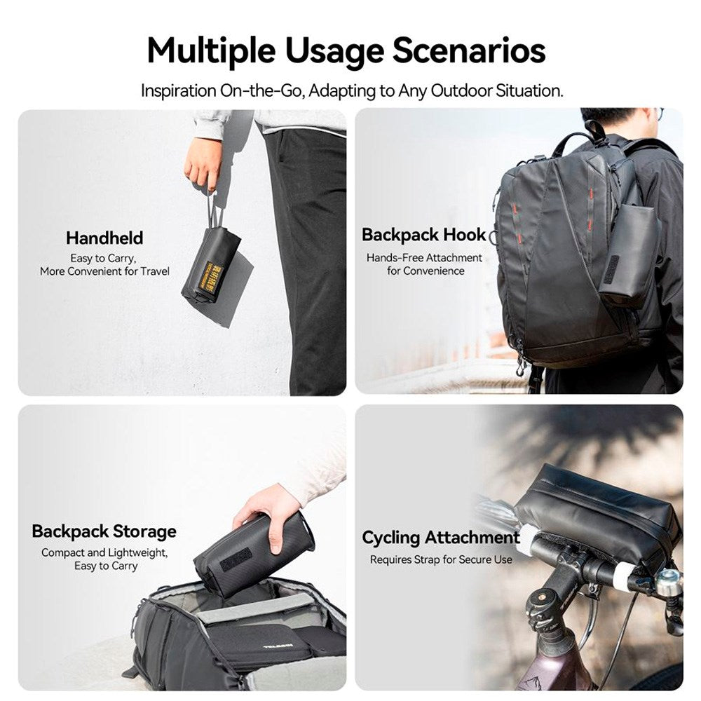 TELESIN Universal Storage Case for DJI Osmo Pocket 3 - Black