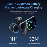 TELESIN Master Grip Holder for iPhone 17 Pro - Grey / Black