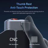 TELESIN Master Grip Holder for iPhone 17 Pro Max - Grey / Black