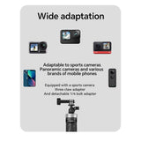 TELESIN 3-in-1 Selfie Stick with Tripod for Action Camera - Black