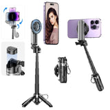 XO SS22 Multifunctional Selfie Stick with Built-in Tripod & Button Shutter - MagSafe Compatible - Black