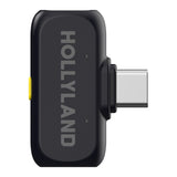 Hollyland LARK A1 Wireless Microphone Duo with 1 x USB-C RX - Black