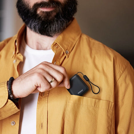 Dudao K22+ 22.5W PowerBank with USB-C Cable - 10.000 mAh - Grey