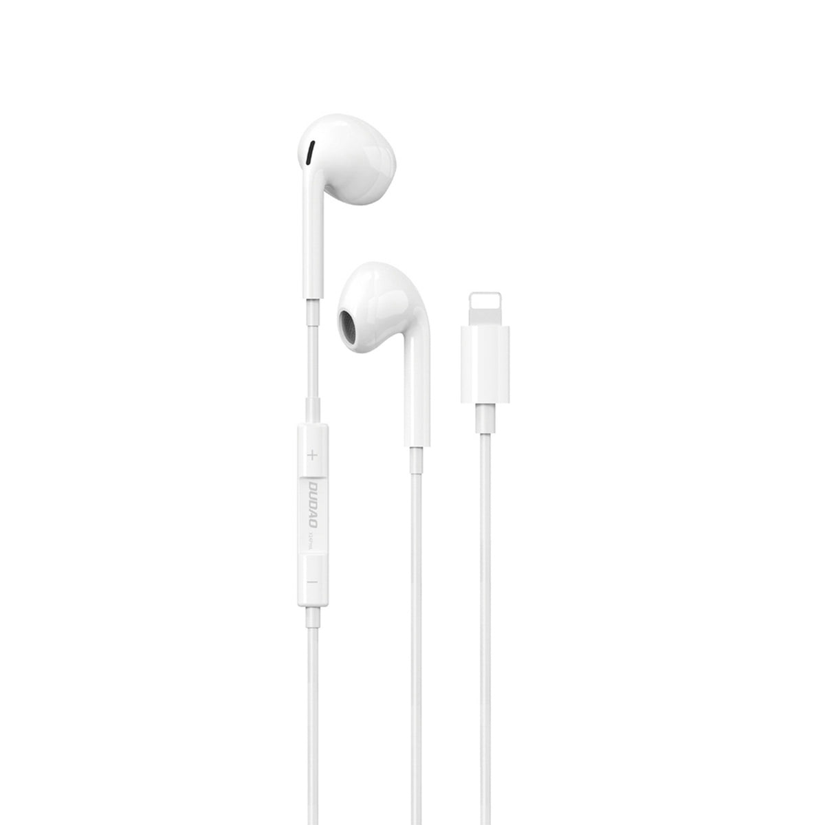 In-Ear Headphones Dudao with Lightning Connector - White