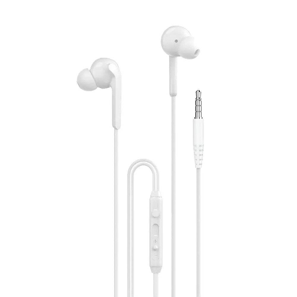 Dudao X3+ Wired In-Ear Headphones w. 3.5mm Minijack - White