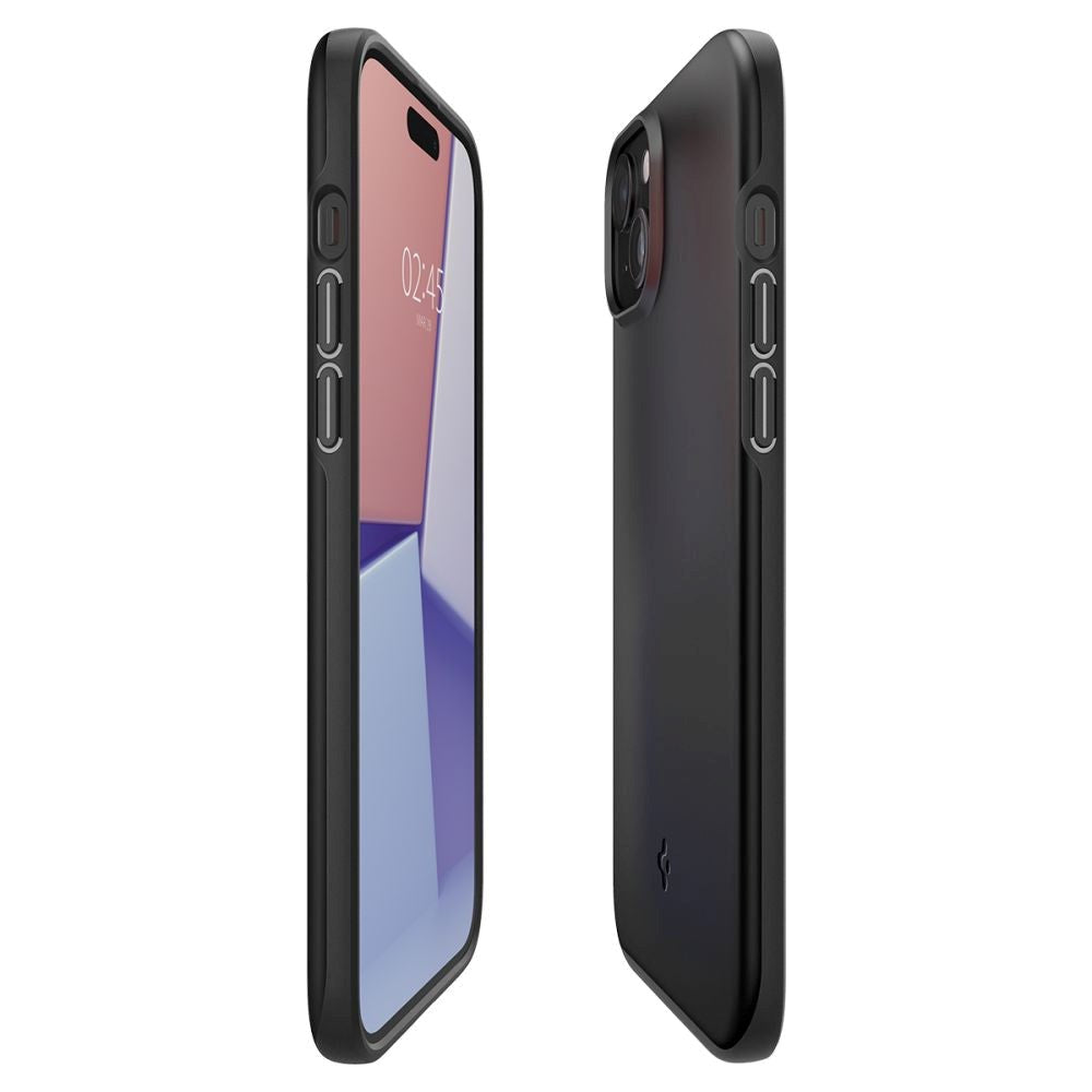 iPhone 15 Spigen Thin Fit Case - Black