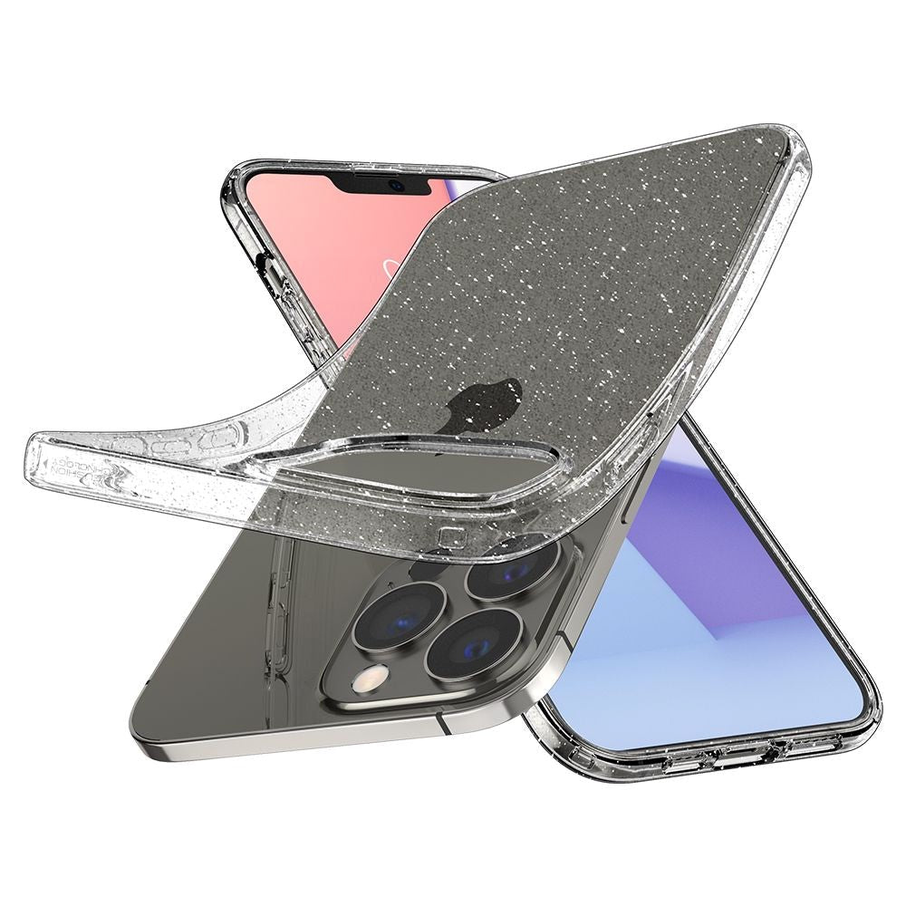 iPhone 13 Pro Max Spigen Liquid Crystal Glitter Case - Transparent