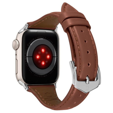 Apple Watch (38/40/SE/41/42mm)  Cyrill Leather Strap - Classic Look - Brown