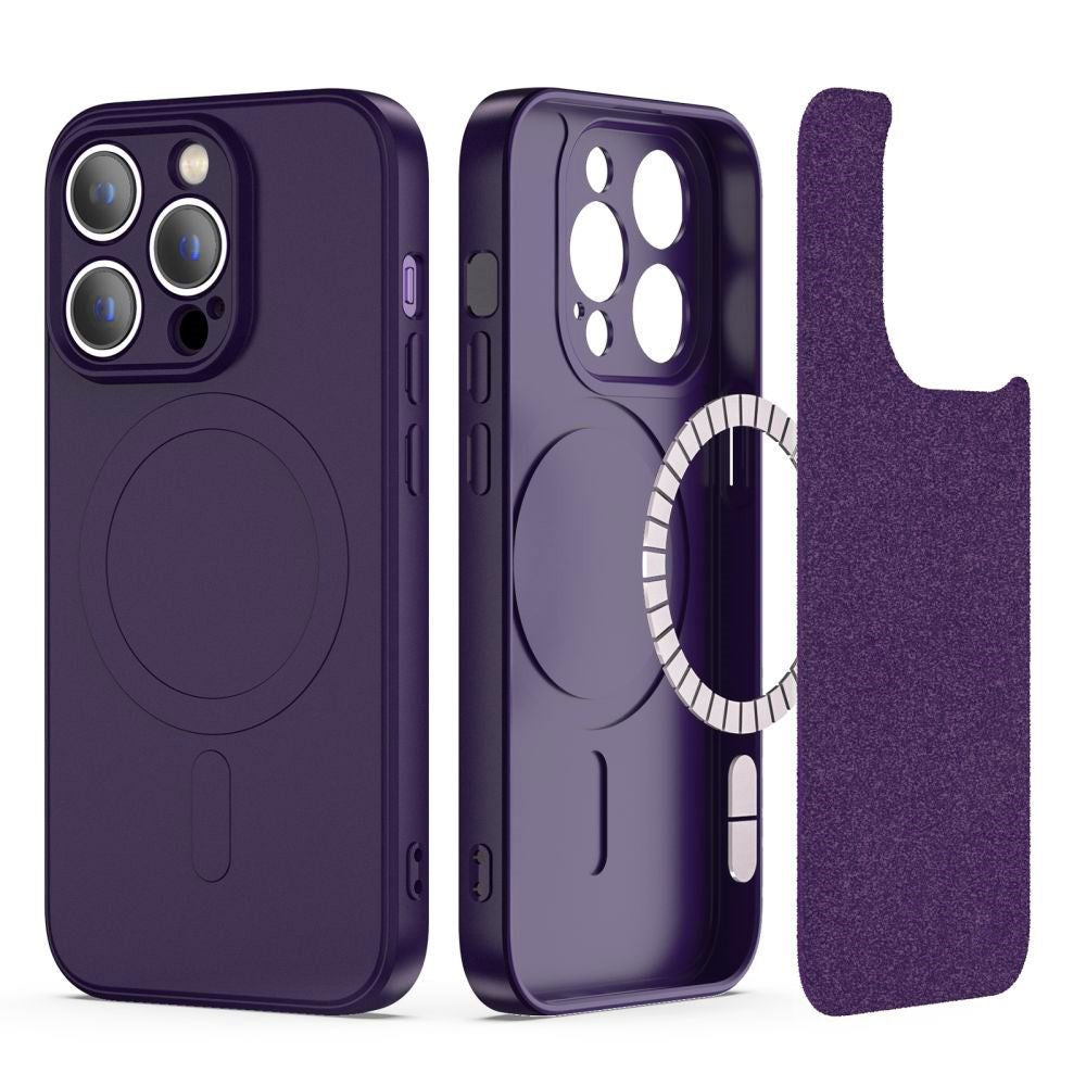 iPhone 14 Pro Max Tech-Protect Icon Silicone Case - MagSafe Compatible - Deep Purple