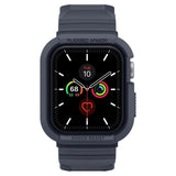 Apple Watch 4 / 5 / 6 / 7 / SE (44 / 45mm) Spigen Rugged Armor Pro Case - TPU Case - Charcoal Grey