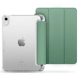 iPad 10.9" (2022) Tech-Protect SC Hybrid Tri-fold Case - Green / Transparent