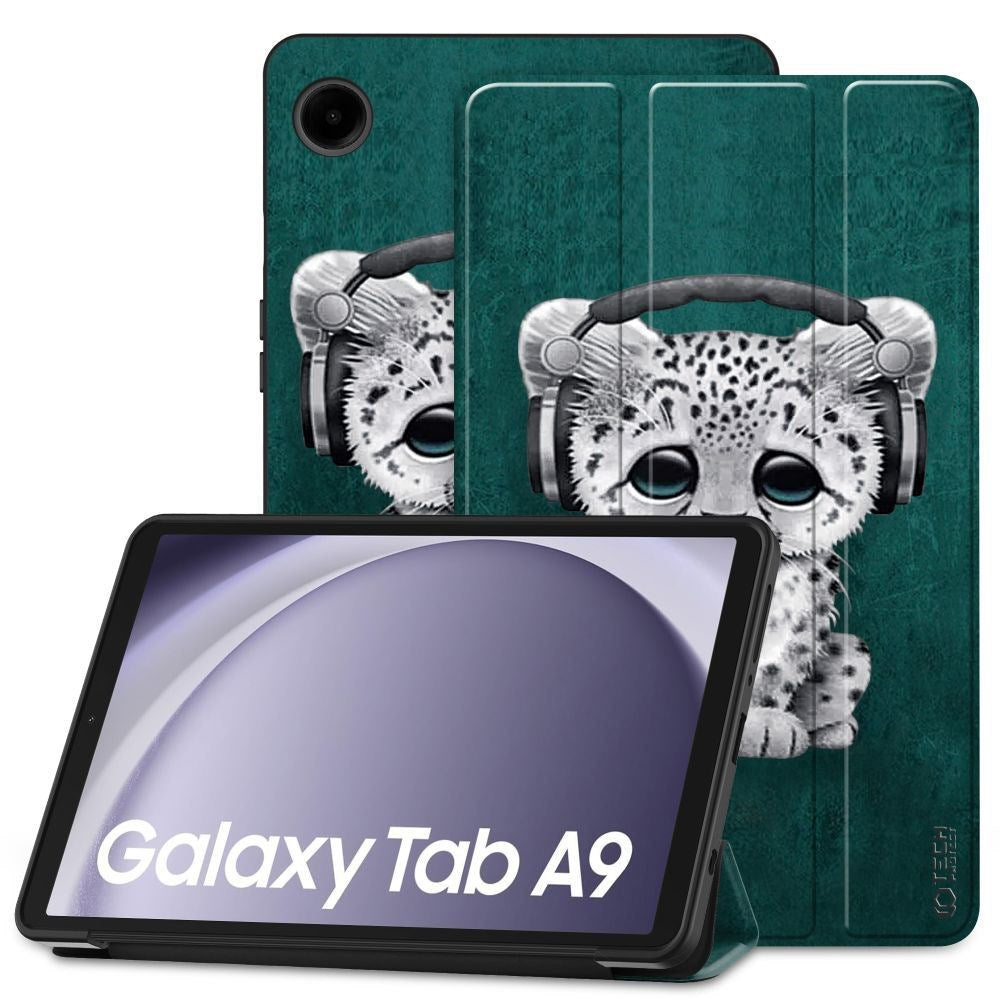 Samsung Galaxy Tab A9 Tech-Protect Smartcase Tri-fold - Sad Cat