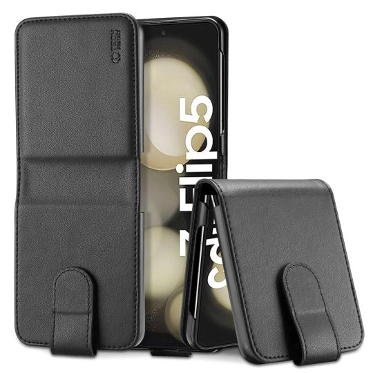 Samsung Galaxy Z Flip5 (5G) Tech-Protect Wallet Case - Black