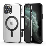 iPhone 11 Pro Tech-Protect MagShine Case - MagSafe Kompatibel - Transparent / Black